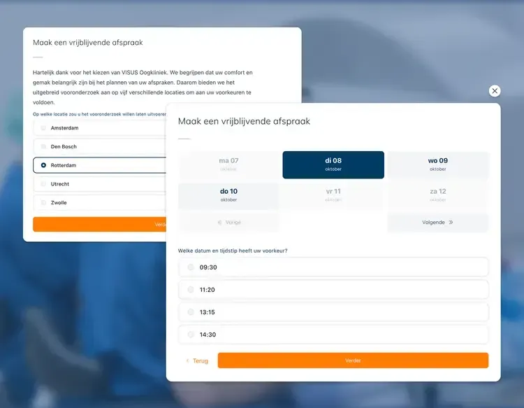 Preview image of Online boekingssysteem met EPD-integratie